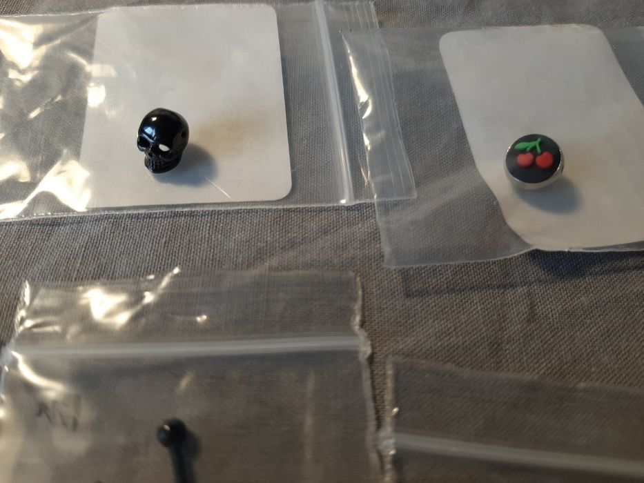 Pack piercings - barbell, banana, ball closure ring