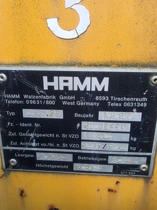 Walec z wibracją HAMM