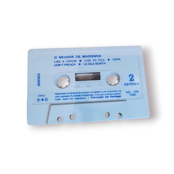 Cassete “O Melhor de Madonna” – Iberdisco Portugal, 1990