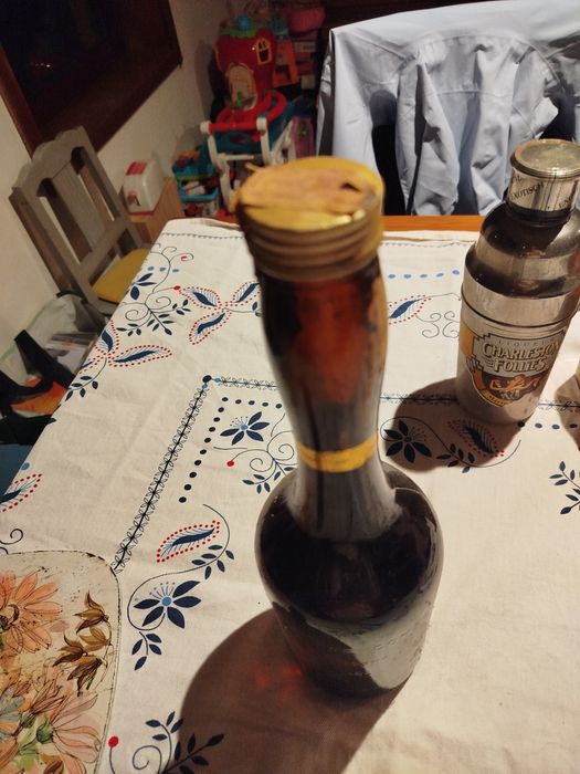 Garrafa vintage de ponche Nelson