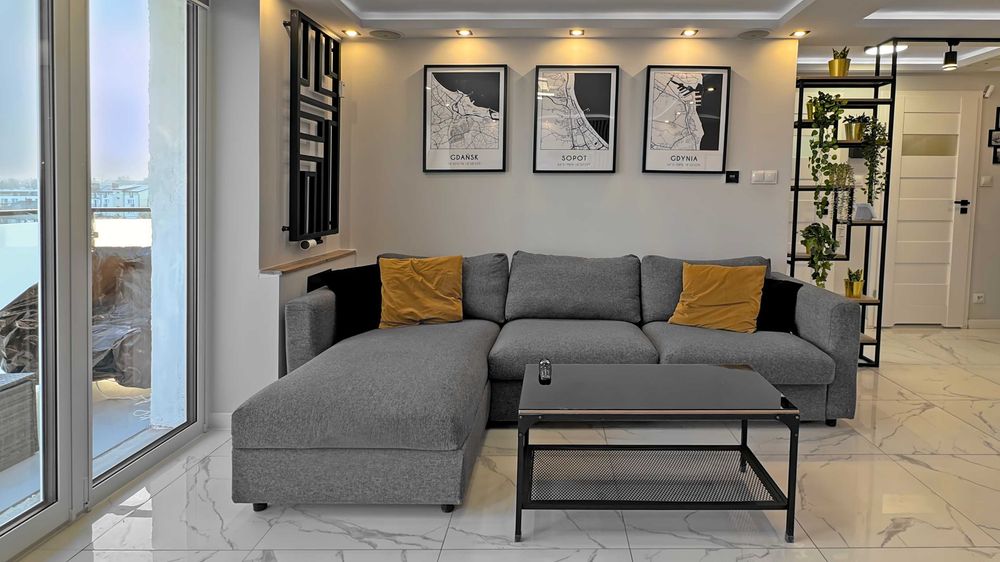 Apartament z widokiem na morze | 400m plaża | 3 sypialnie | 2 łazienki