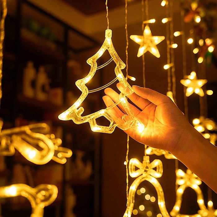 Luzes de Natal com 14 luzes, 8 modos