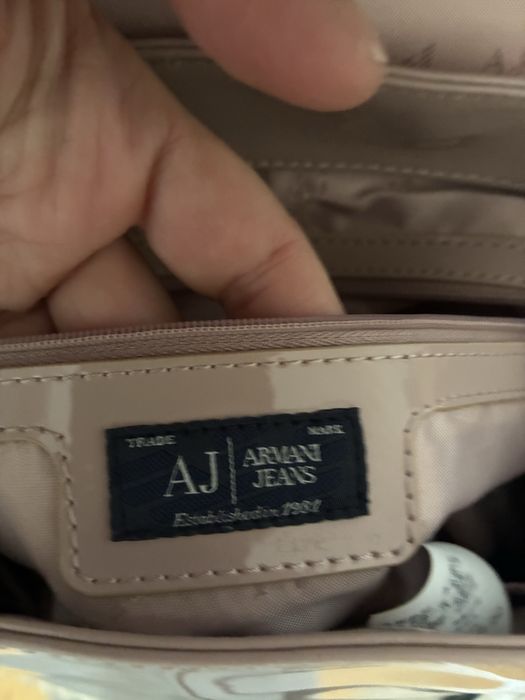 Armani Jeans AJ Logo Flap Backpack Pink / Nude (Original)