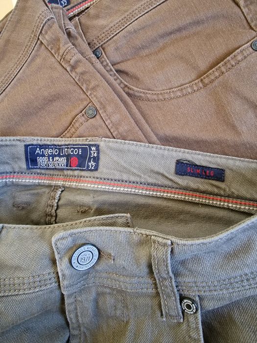 Conjunto de 5 pares de calças novos