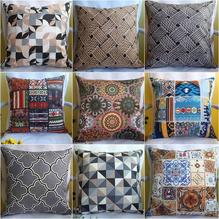 ДЕКОРАТИВНЫЕ НАВОЛОЧКИ 40*40 ,плотная ткань