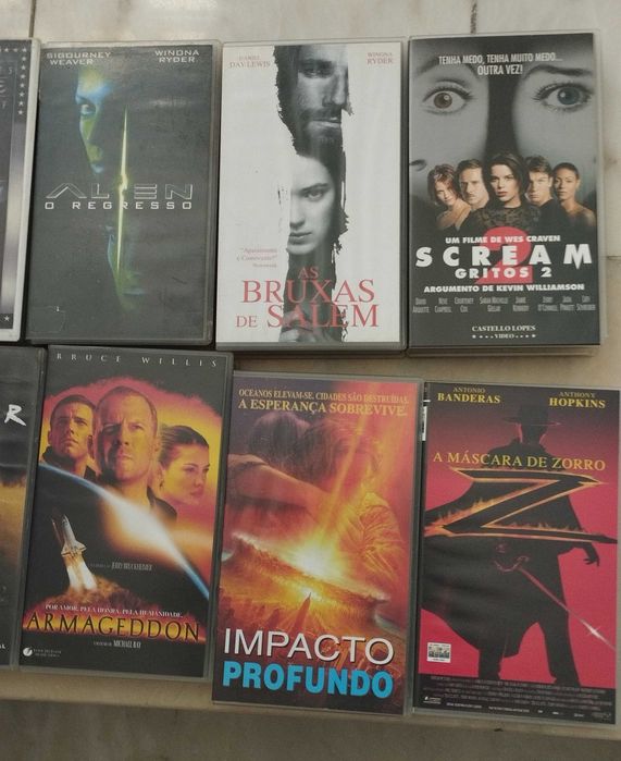 Cassetes VHS Filmes