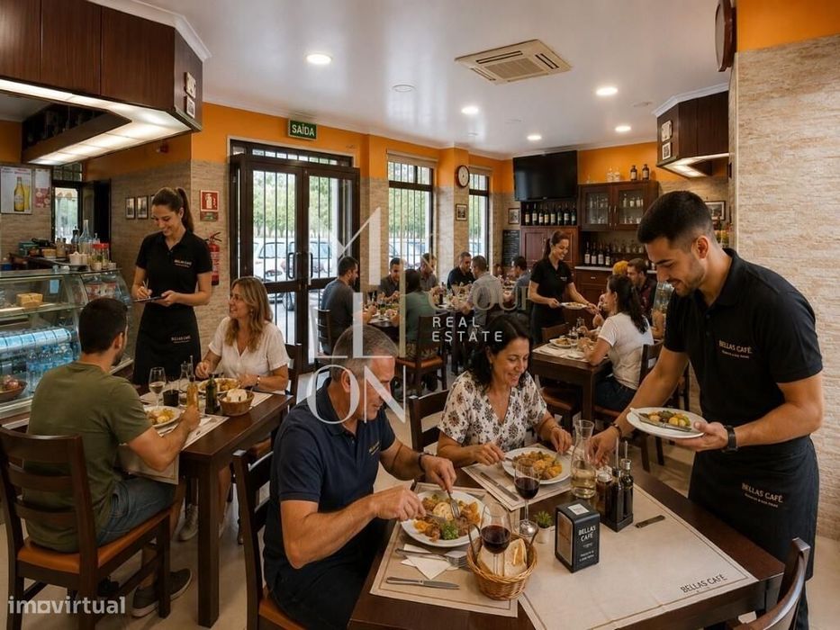 Trespasse Restaurante em Belas 70.000€ | Renda 800 € | 12 anos de ativ