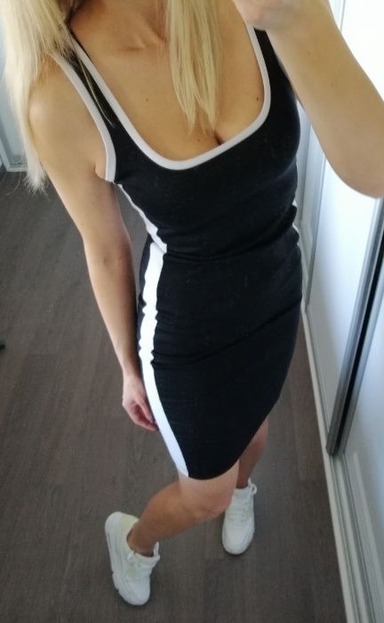 Sukienka Zara z lampasami, rozm. M