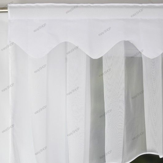 Komplet firan z zazdroskami białe na zakładki