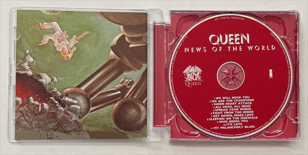 CD_QUEEN, News Of The World. Muito estimado, como novo.