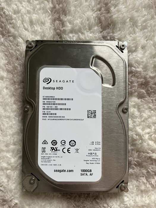 Seagate desktop hdd 1TB