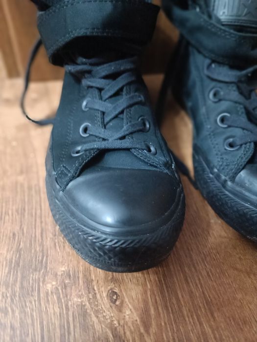 Converse All Star wysokie czarne r. 37,5. Idealny stan!