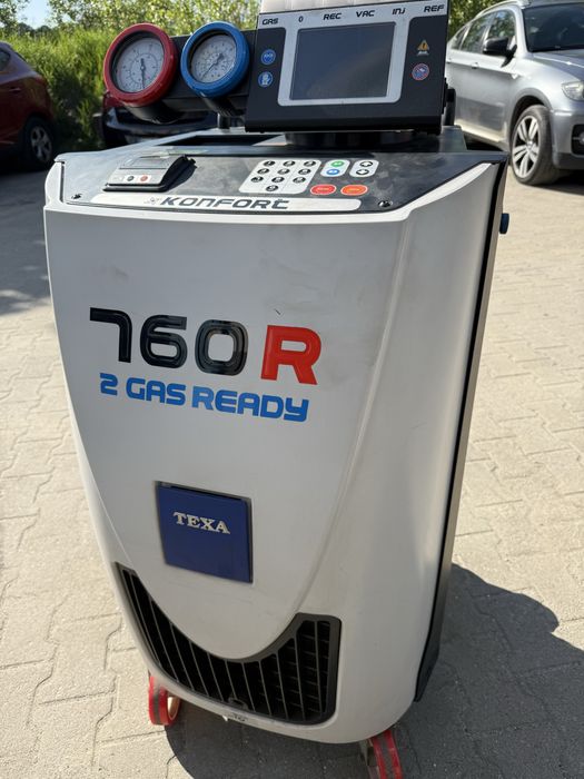 Stacja klimatyzacji Texa 760 R-1234YF z identyfikatorem