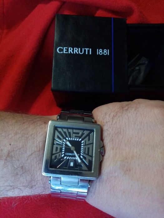 Zegarek Cerruti 1881, szwajcarski, wodoodporny