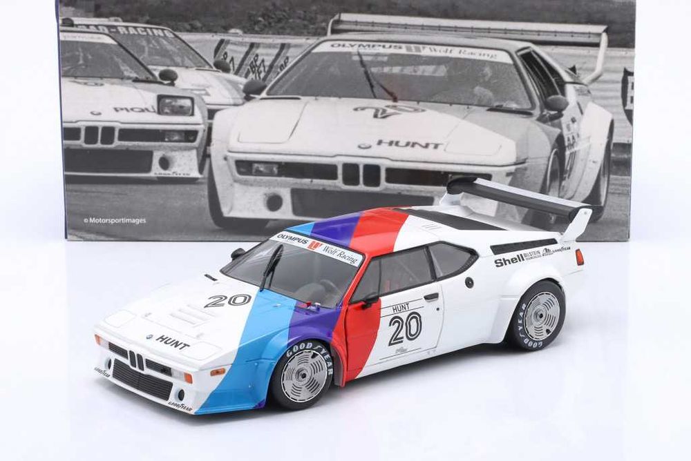 Model 1:18 Werk83 BMW M1 Procar #20 Donington Park 1979 James Hunt