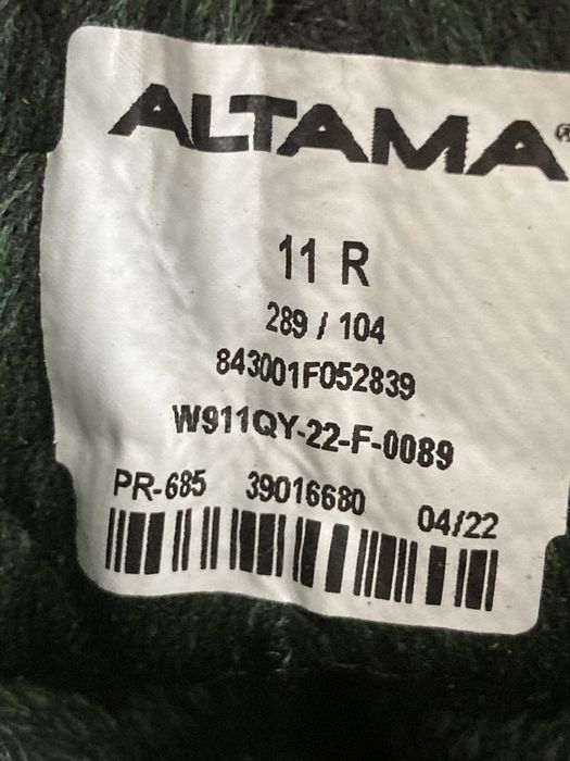 Зимові берці США Altama Cold Weather 11R 11W на 43,5-44 розмір