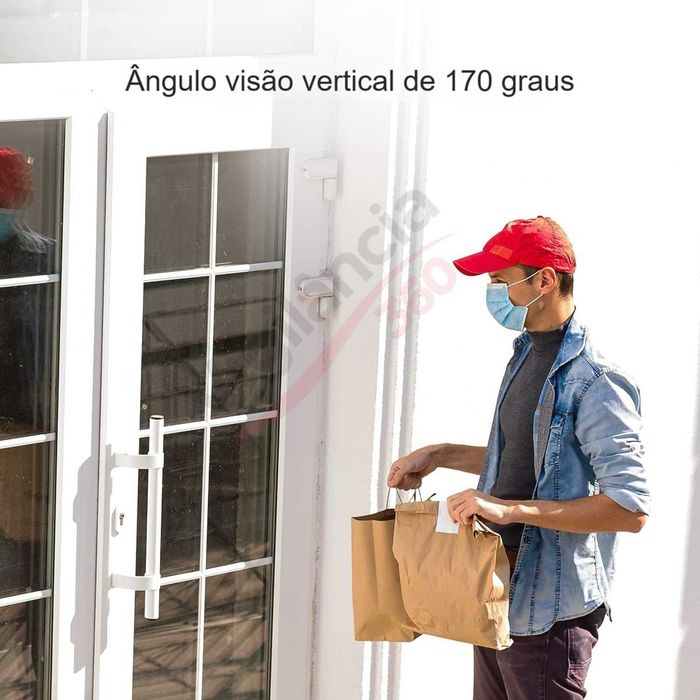 Vídeo Porteiro WiFi EZVIZ Full HD | Campainha Inteligente IP65 - NOVA