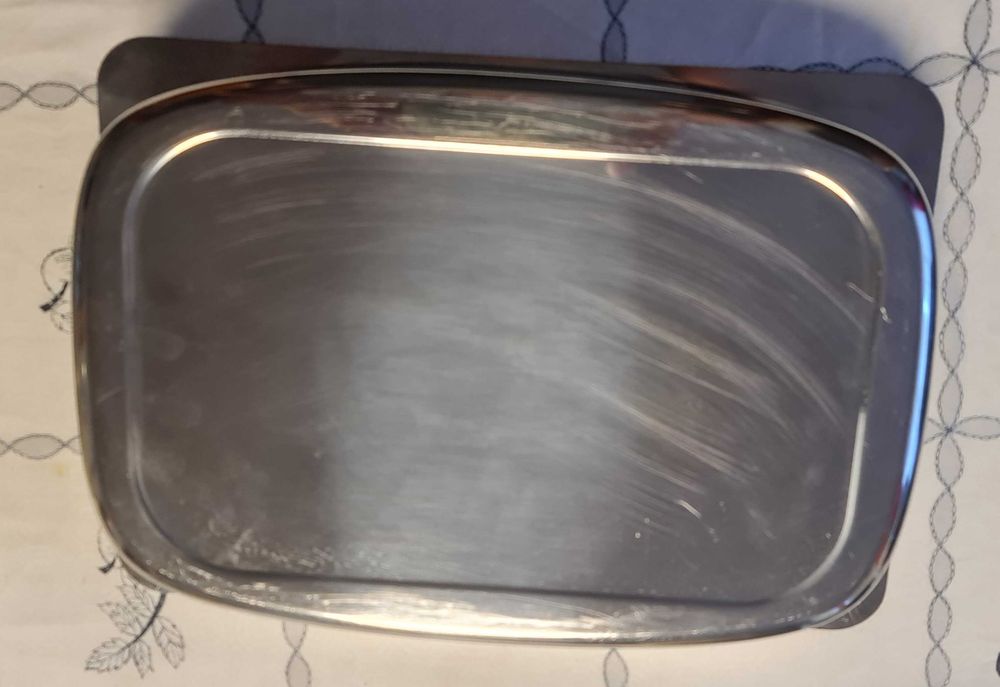 Tabuleiro inox para forno