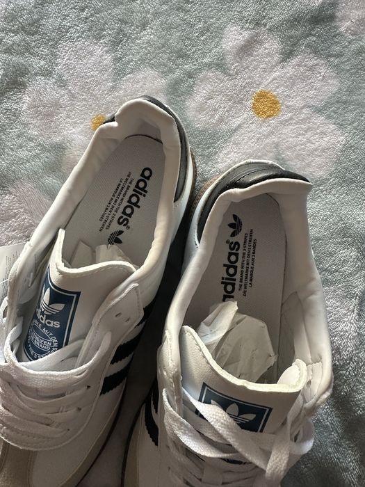 Adidas Samba OG novos T42 branco preto