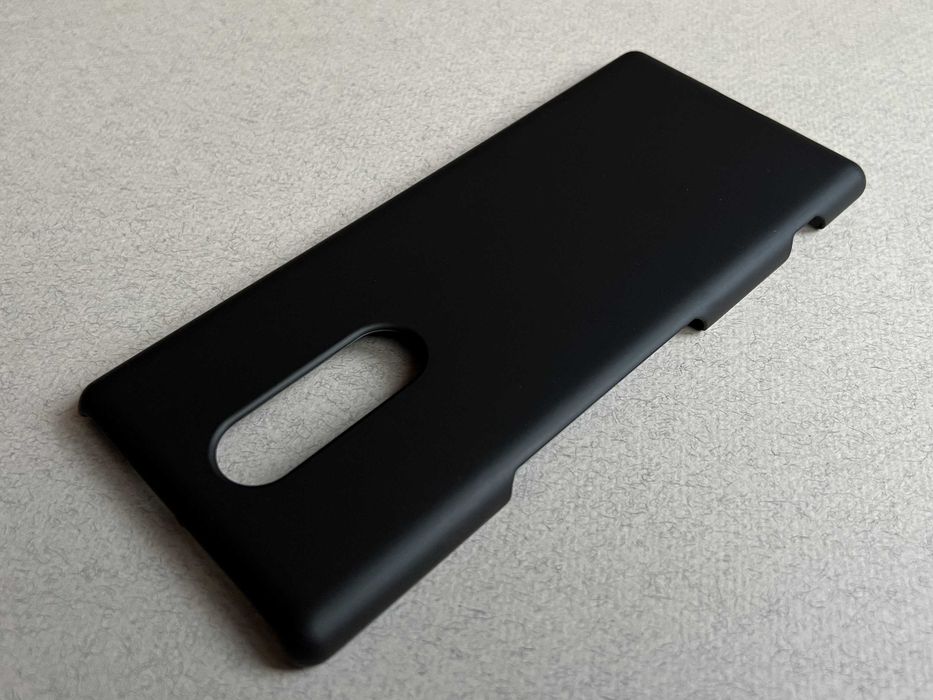 Sony Xperia 1 чохол матовий пластик чорний BLACK чехол панель