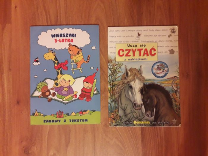 książeczka, wierszyki, czytanie