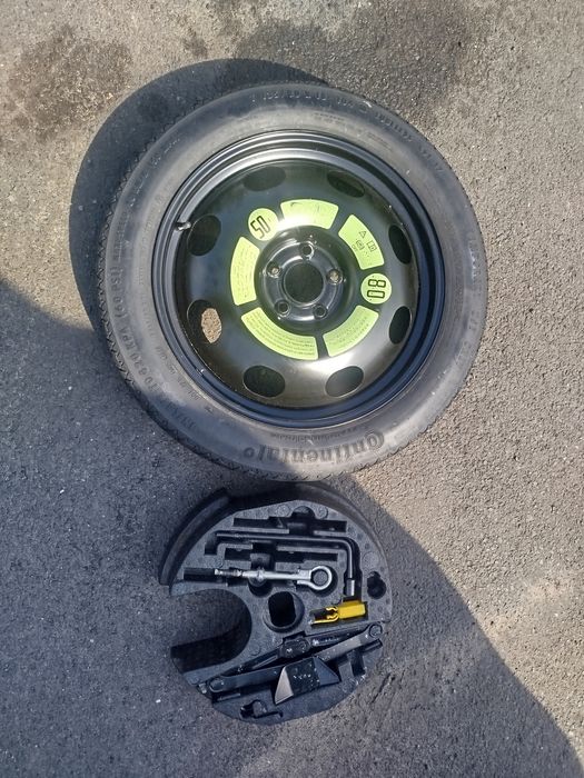 koło dojazdowe 135/80 R18 5x108 Lewarek klucz Peugeot Citroen wysyłka