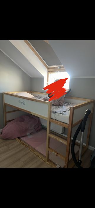 Łóżko Ikea Kura + materac