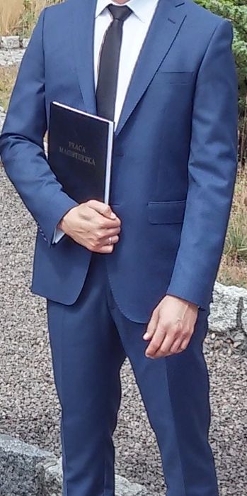 Garnitur Lancerto granatowy 182/92