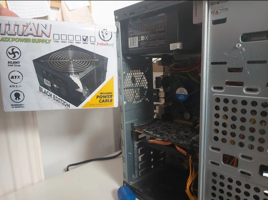 Zasilacz Titan 600w + opakowanie instrukcja oryginalna