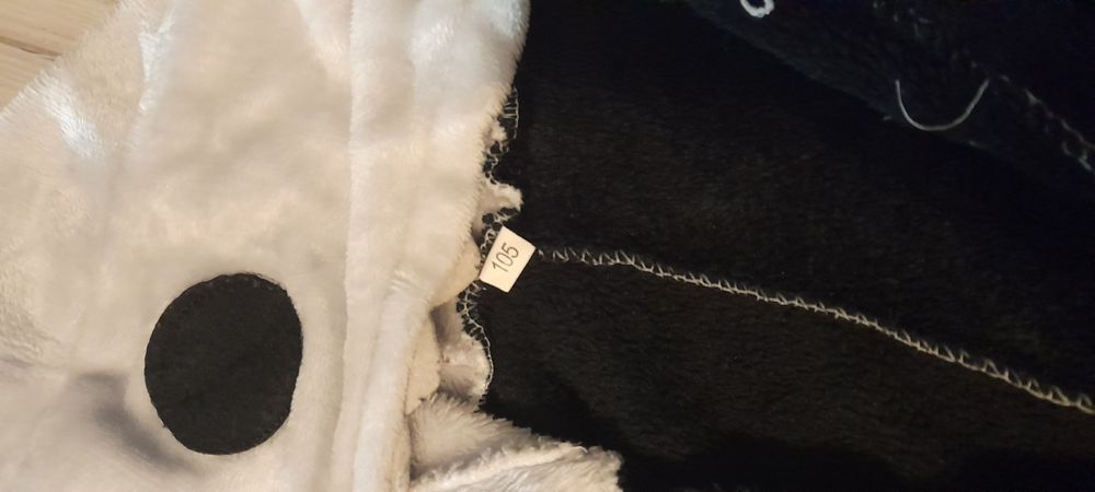 Pluszowa piżama/stroĵ kosciotrupa