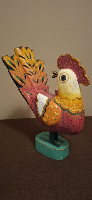Ptaszek rzeźba ludowa