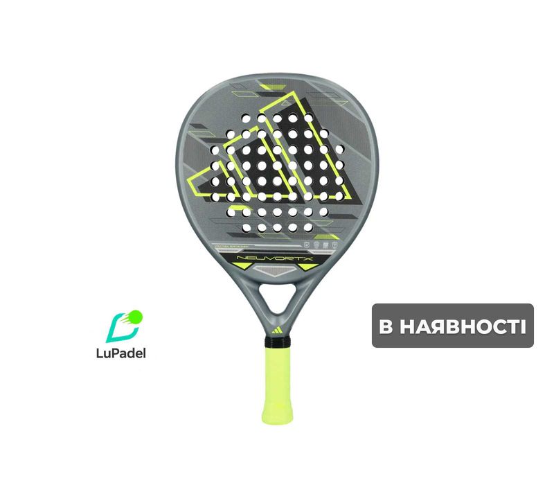 Ракетка для Падель (Padel) тенісу – Adidas NeuVortx Black/Lima: 8