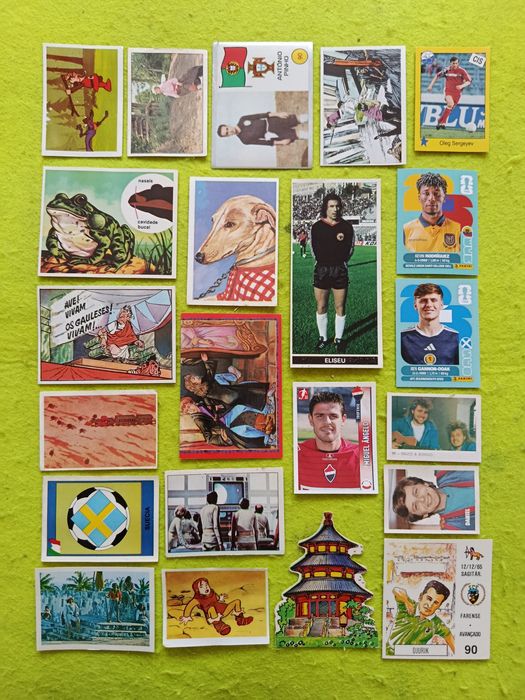 8 lotes de CROMOS ANTIGOS + 2 Cromos Mundial 2026