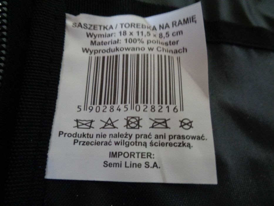 SEMI LINE saszetka męska wodoodporna