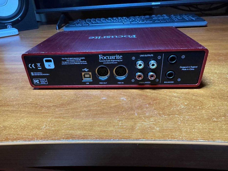 Аудіокарта Focusrite Scarlett 2i4 2 gen
