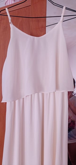 Vendo vestido de cerimônia, comprido coral claro
