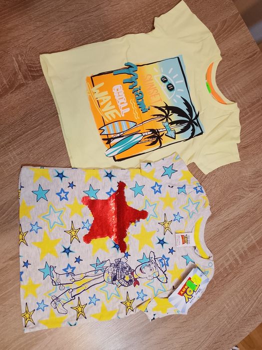 2 koszulki dla chłopca r.92
