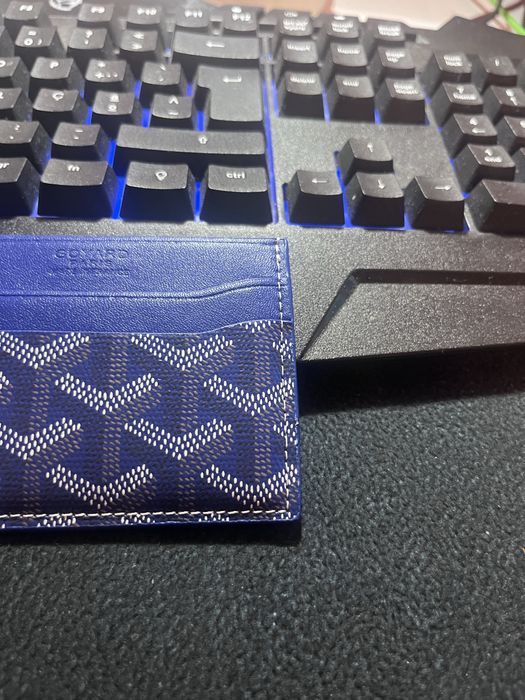 Carteira da goyard azul escura