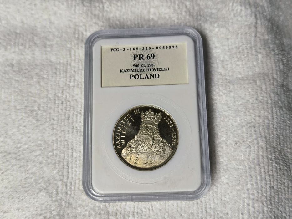 Moneta Kazimierz III Wielki 1987