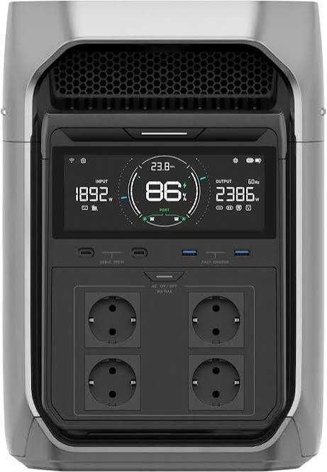 Зарядна станція EcoFlow DELTA 3 EU / 1800 Вт / 1024 Вт⋅год / LiFePO4 (EFDELTA3-EU)