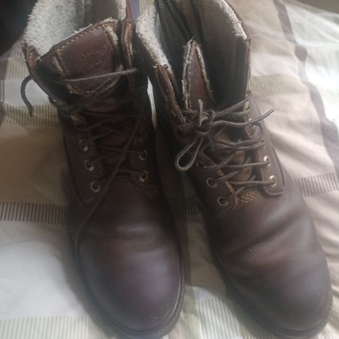 Шкіряні черевики від "Timberland"