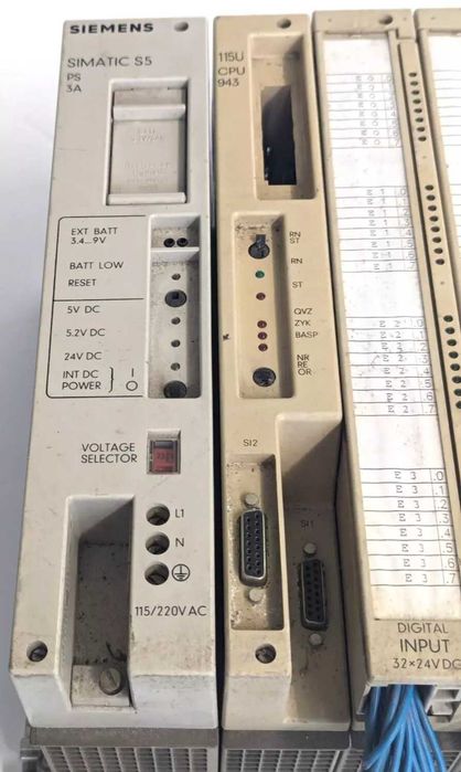 Siemens Simatic S5 944 943 op393 S5 Ps 7A/15A - 6ES5 951- 7L D11 Power