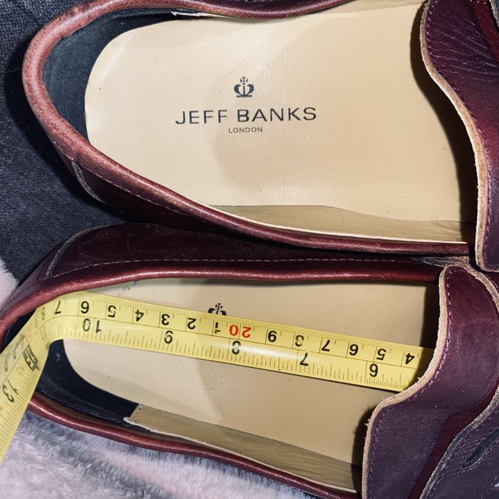 шкіряні лофери Jeff Banks London р-р 41-41,5
