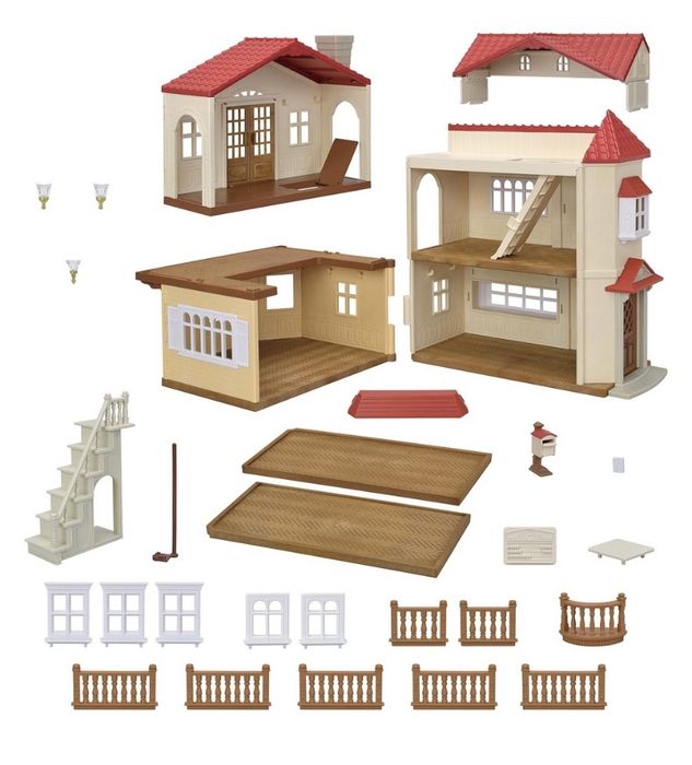 Будинок red roof  світло сільвашки sylvanian families calico critters