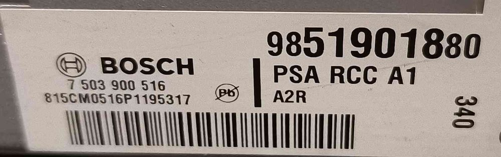 Rádio / Auto Rádio 9851901880 - PEUGEOT 208 II