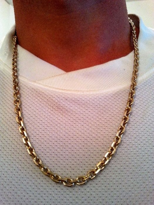 Złoty Pełny Łańcuszek - KUTY / ANKIER - 585 - Warszawa