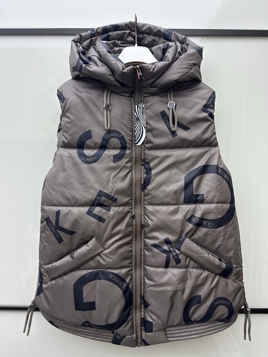 Жіноча жилетка | жіноча тепла жилетка | жилетка з капюшоном