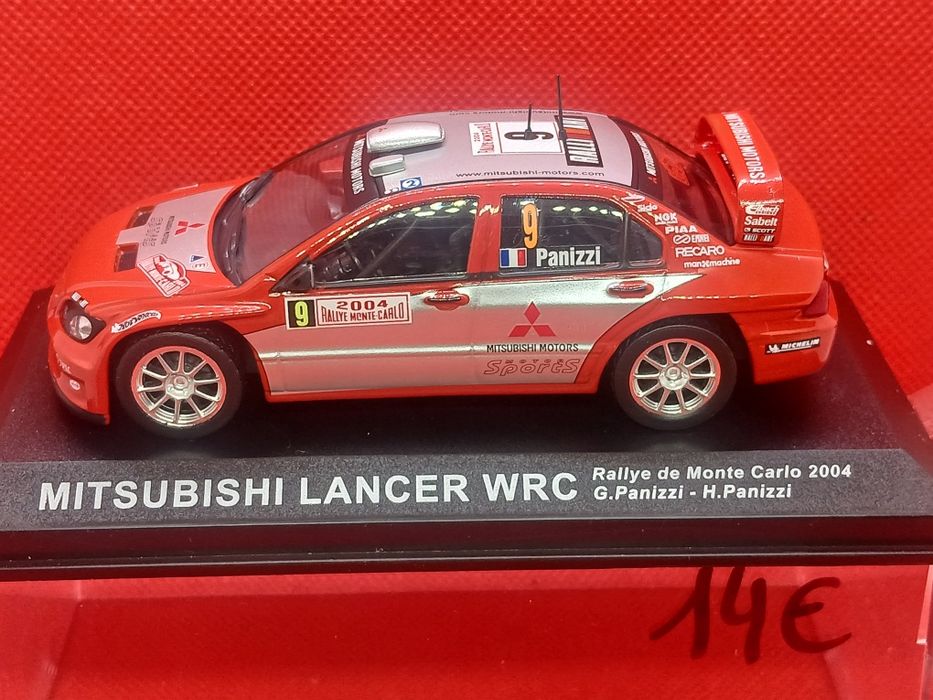 Miniaturas  1/43 Mitsubishi Rallyes em muito bom estado 8 diferentes