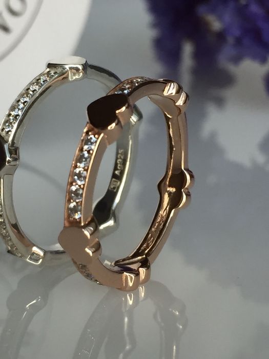 Срібна кабліґучка Thomas Sabo, позолота, цирконій , р. 54/56