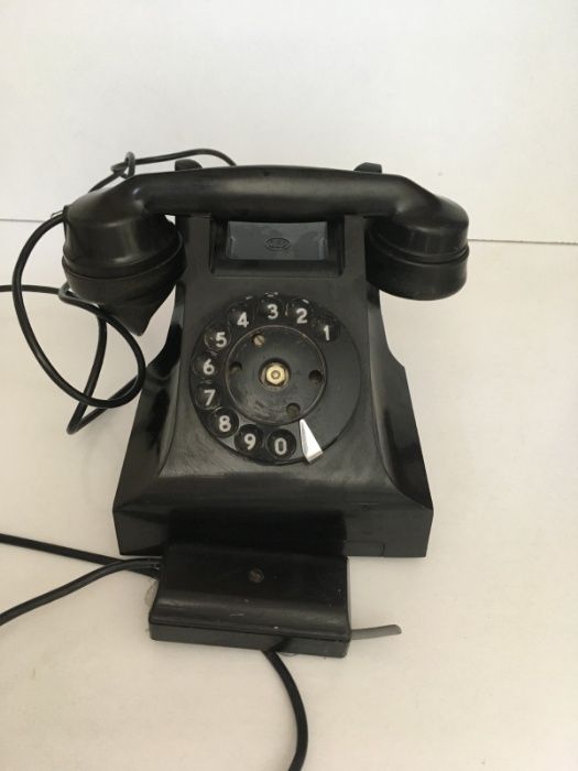 Telefone Antigo Preto